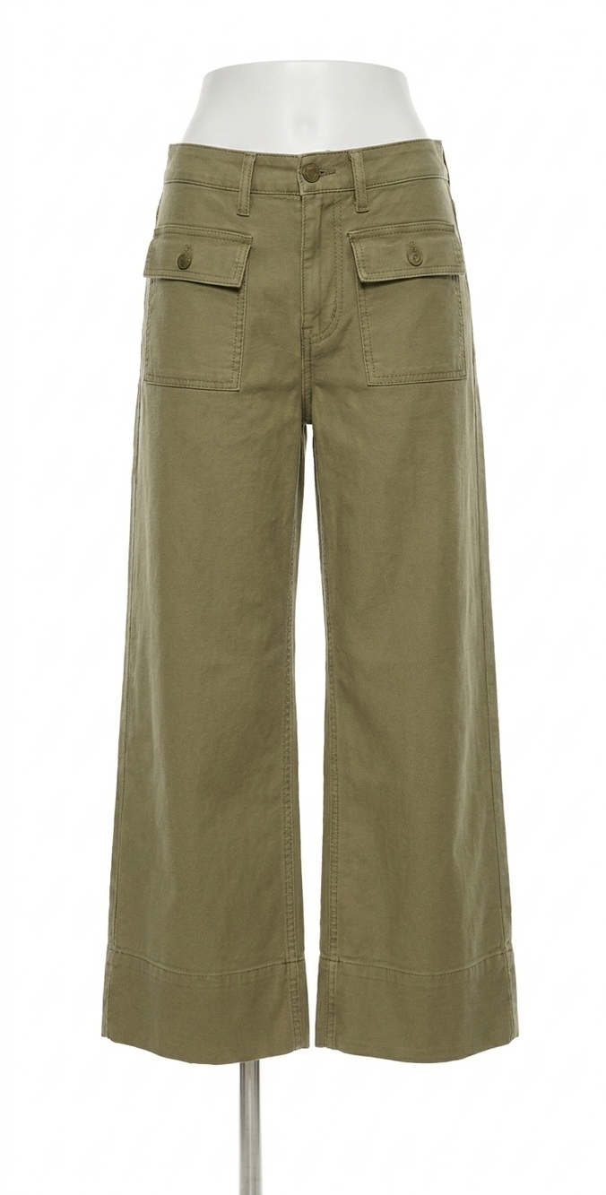 NEW FRAME 70s patch pocket crop jean in susa